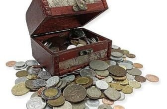 Coin Filled Treasure Chest