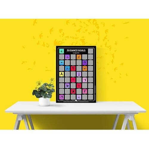 Dance Goals Scratch-Off Poster