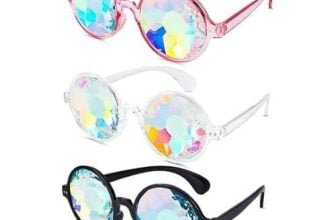 Kaleidoscope Glasses - Rainbow Wormhole