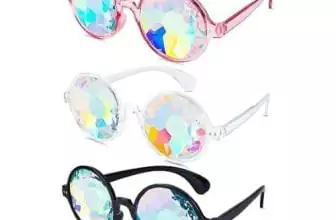 Kaleidoscope Glasses - Rainbow Wormhole