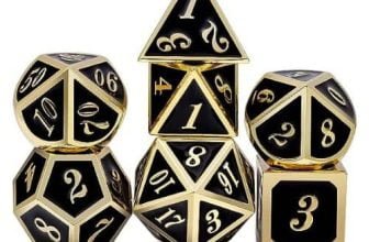 Metal Polyhedral Dice Set