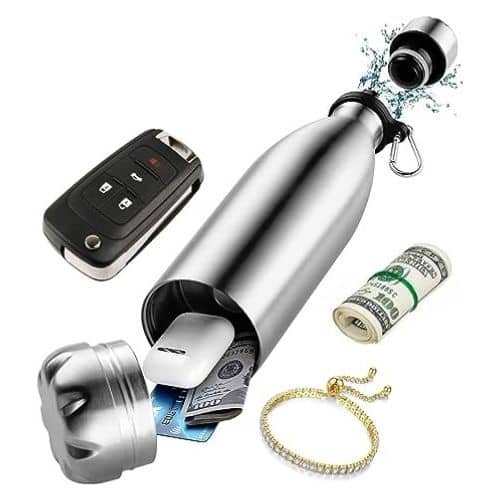 Stash Compartment Water Bottle