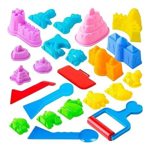 USA Toyz Sand Molds Beach Toys for Kids - 23pk Sand Castle