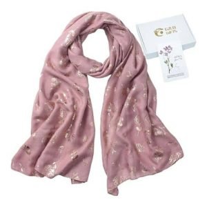 Birth Month Flower Scarf