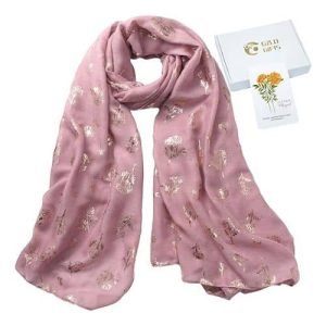 Birth Month Flower Scarf