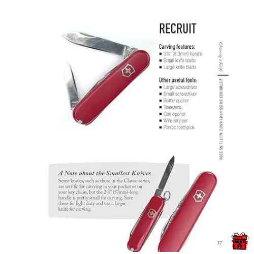 Swiss Army Knife Whittling Book