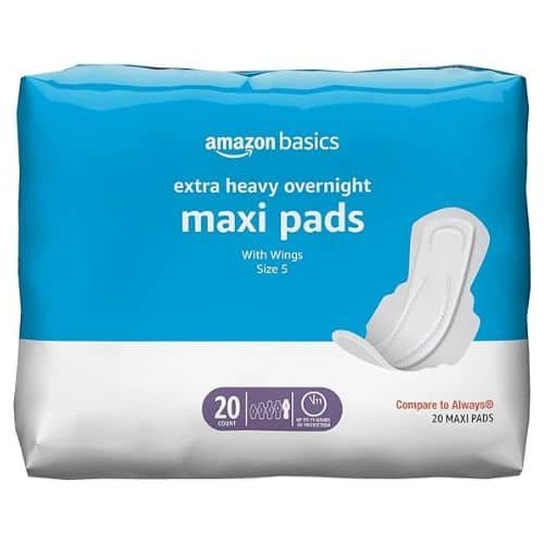 Amazon Basics Thick Maxi Postpartum Pads with Flexi-Wings