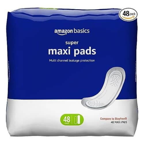 Amazon Basics Thick Maxi Postpartum Pads