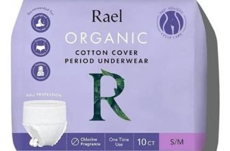 Rael Organic Cotton Cover Disposable Underwear Postpartum Pads